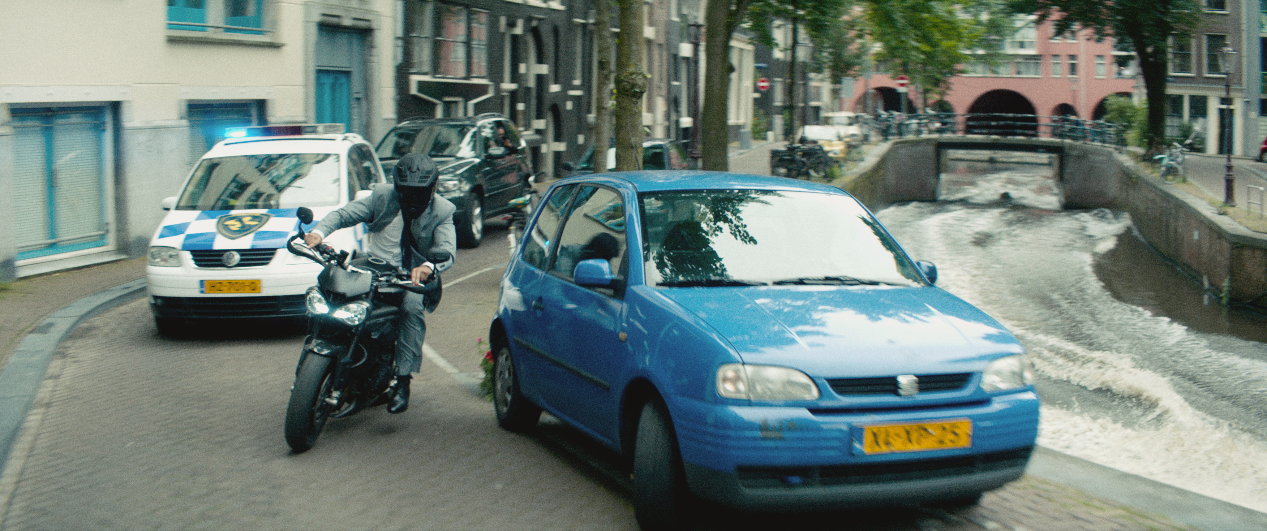 course poursuite à Amsterdam