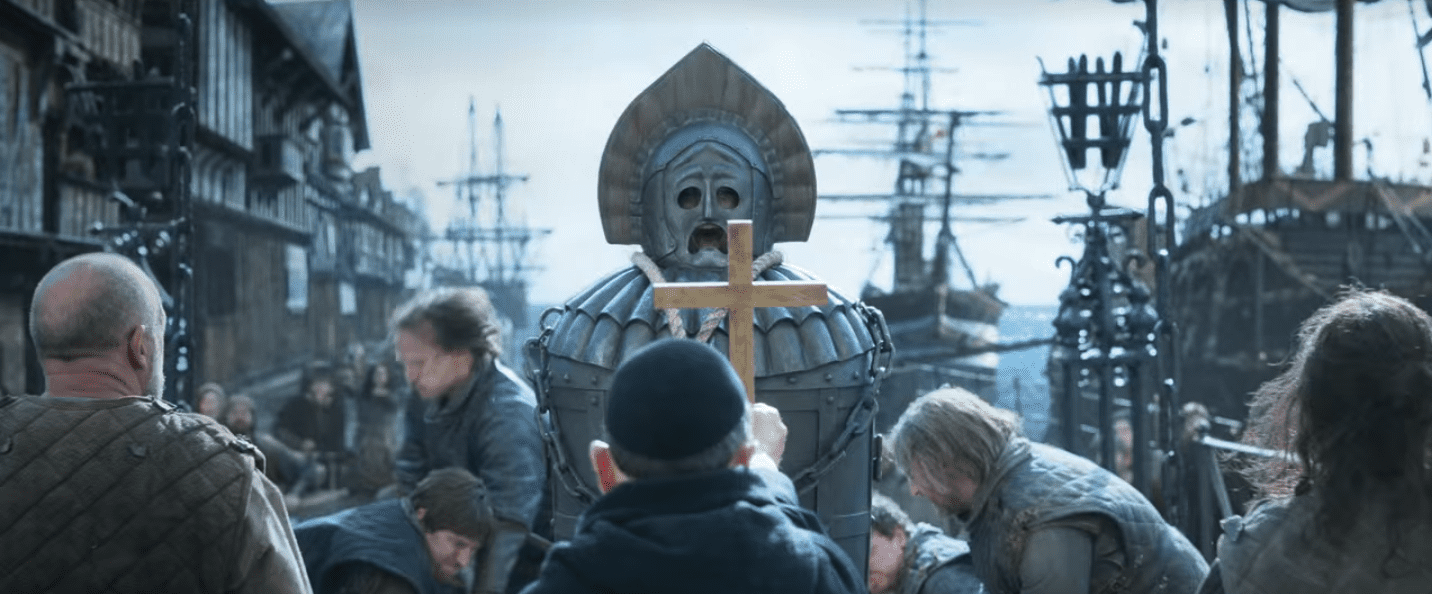 reflet dans une flaque de sang