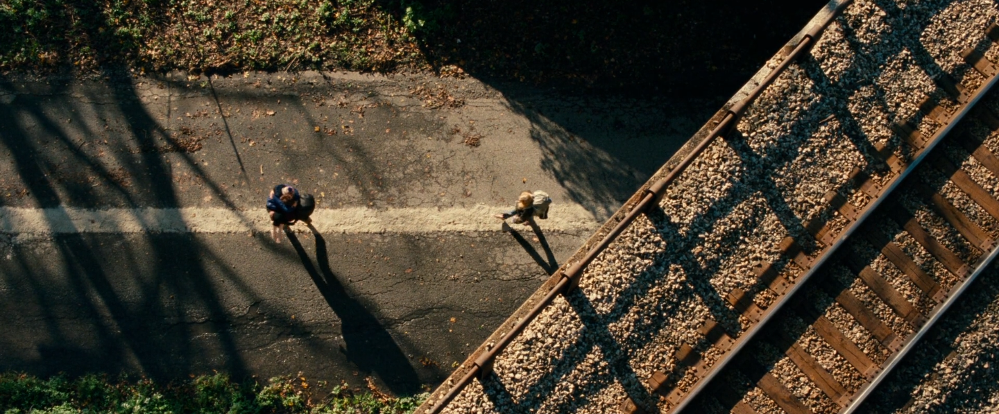 la famille se promène