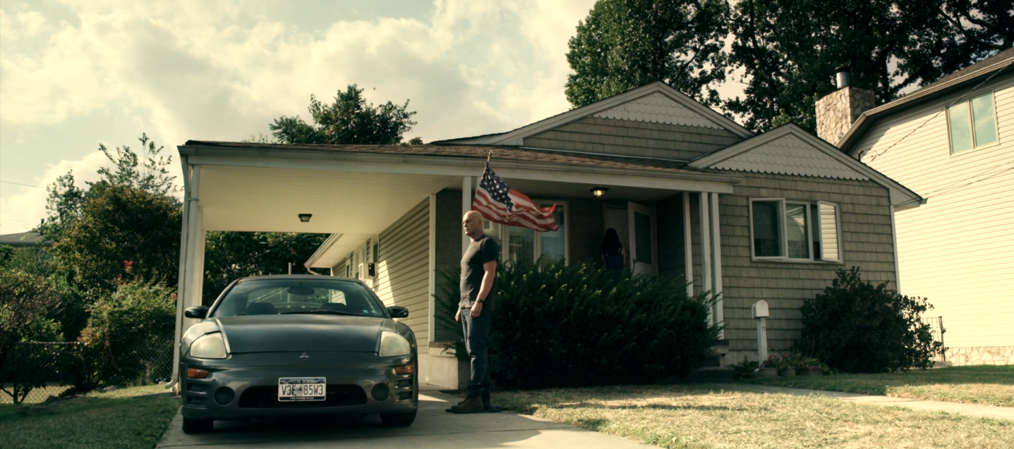 Vince Vaughn à l'extérieur de sa maison