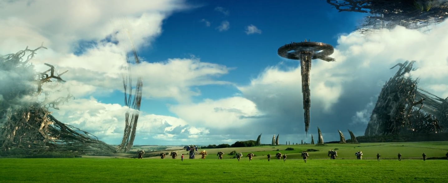 panorama d'un futur champ de bataille