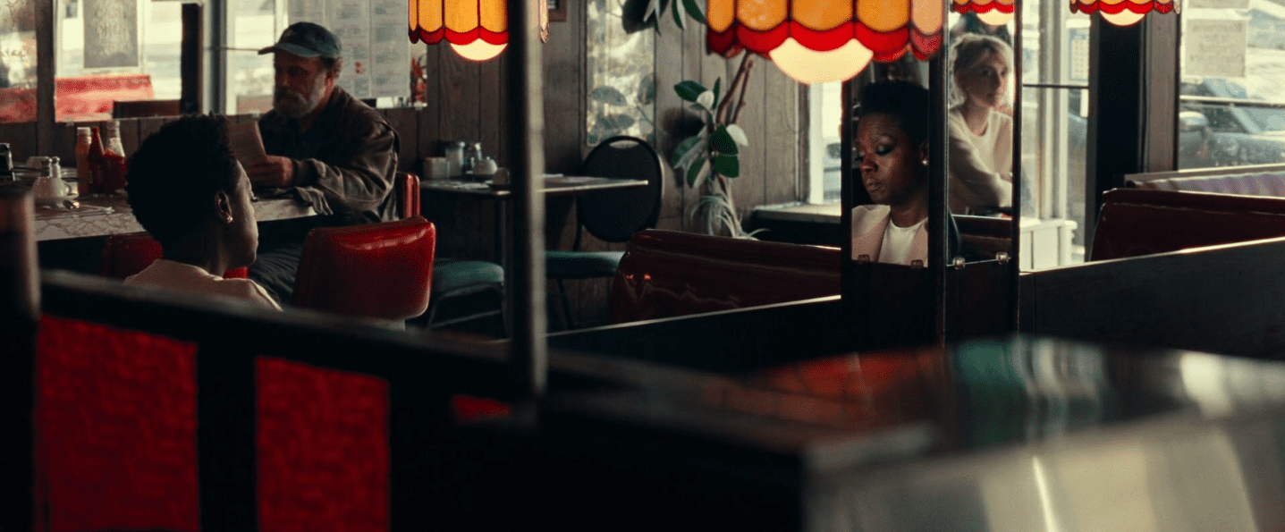 Viola Davis au restaurant