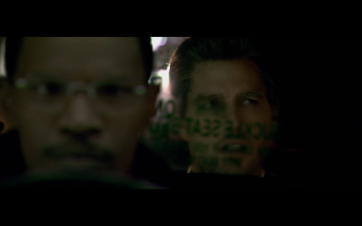 Vincent et Max dans le taxi