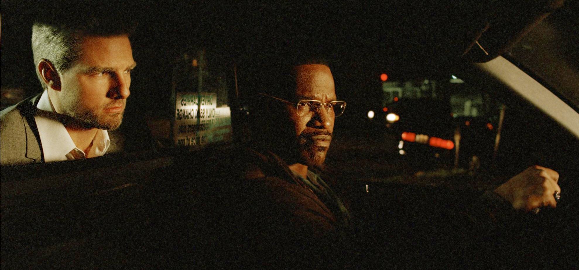 Vincent et Max dans le taxi