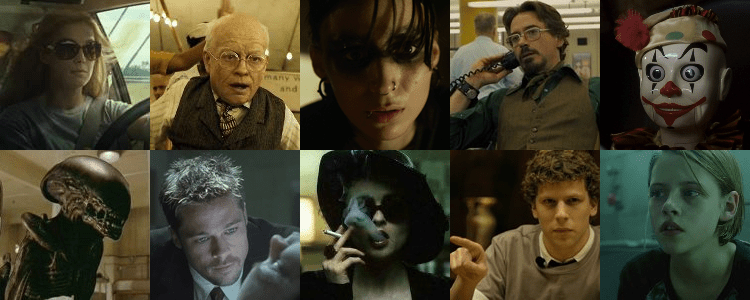 photomontage des films de Fincher