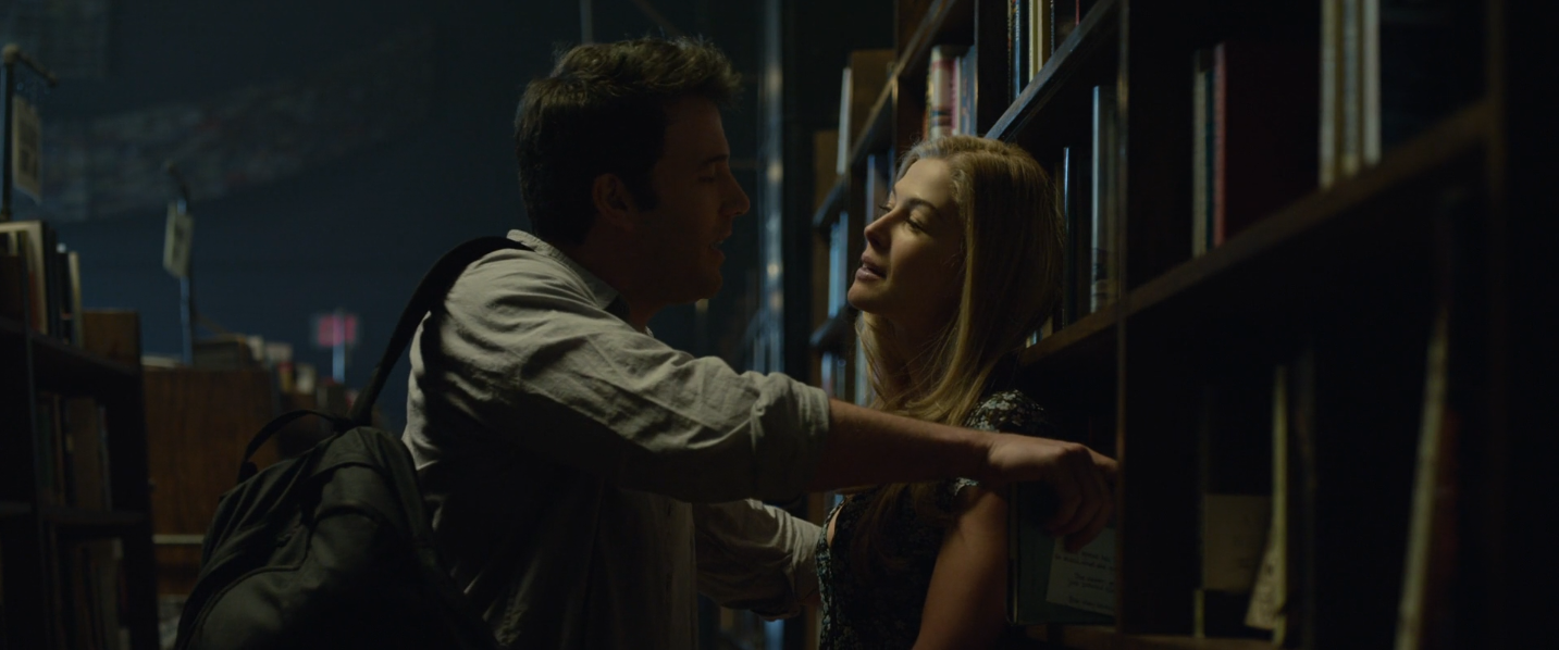 Nick et Amy à la bibliotèque