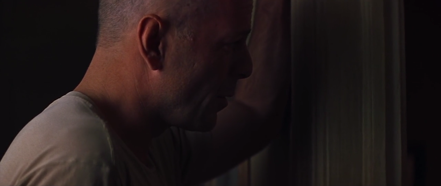 très gros plan sur David