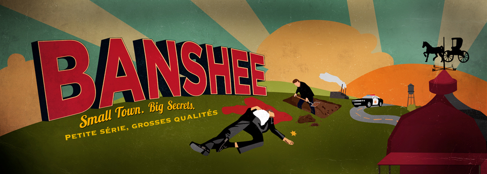 poster de la série avec les personnages